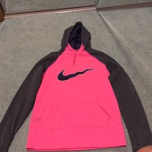 Pink nike sweatshirt
